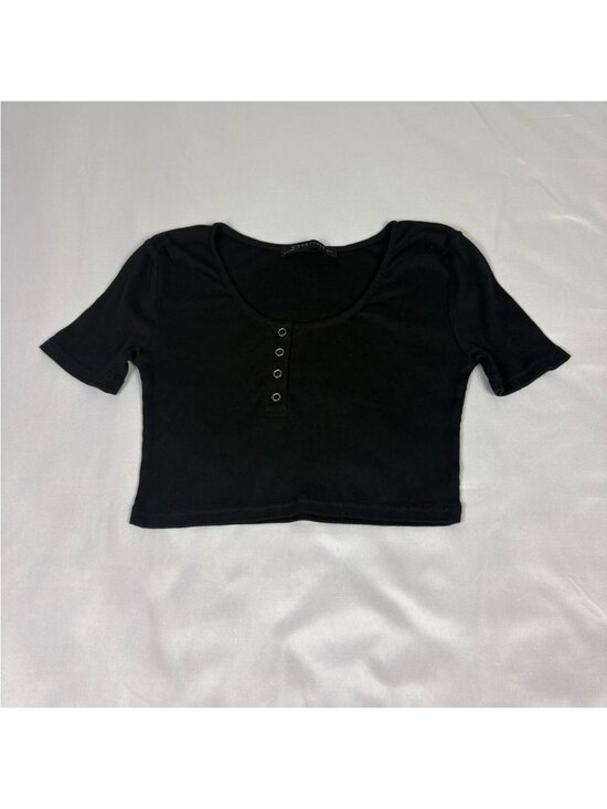 Tops - Black Crop Top